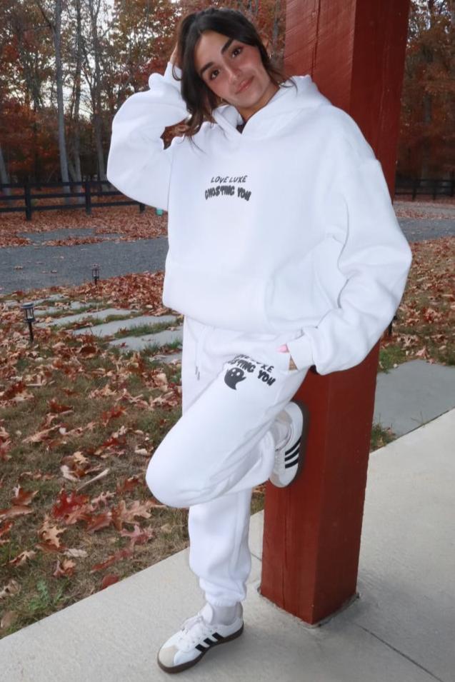 Ghosting You Sweatpants Marshmallow White