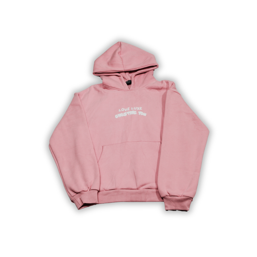 Ghosting You Oversized Hoodie Pink