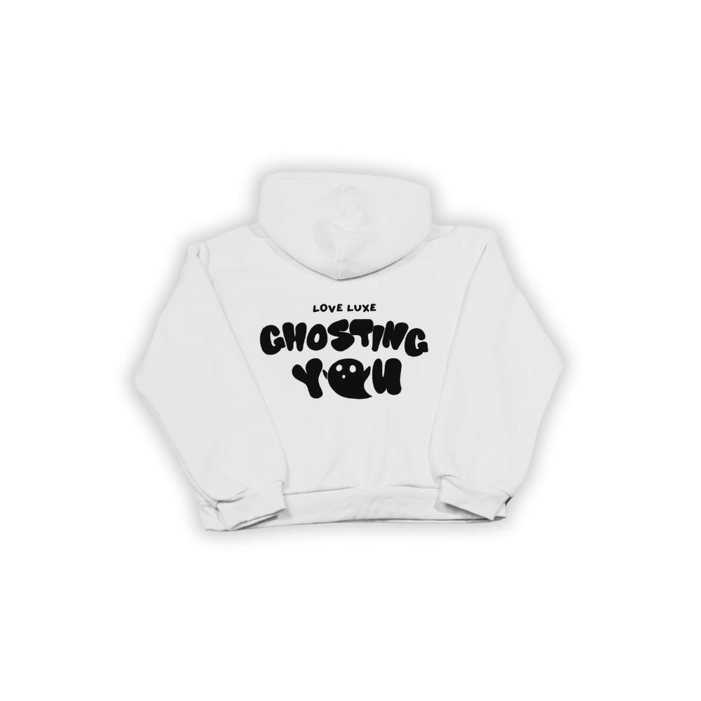 Ghosting You Oversized Hoodie Marshmallow White